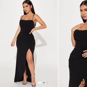 Fashion Nova Black Maxi Dress